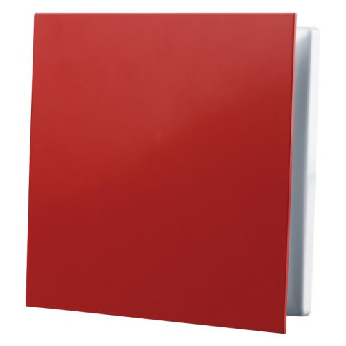 Műanyag zárt előlapos szellőzőrács GP 100 mm FLAT RED