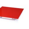 Műanyag zárt előlapos szellőzőrács GP 100 mm FLAT RED