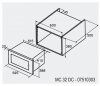 CATA - Beépíthető mikrohullámú sütő MC-32 D